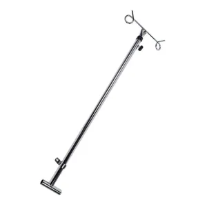 Universal Wheelchair Telescoping I. V. Pole - 1 Each