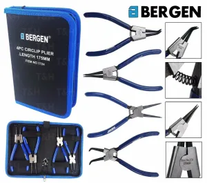 US PRO 4PCS 7" CIRCLIP PLIER SET