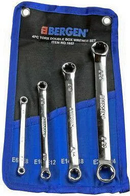 US PRO 4PCS E - TORX SPANNER SET E6 - E24