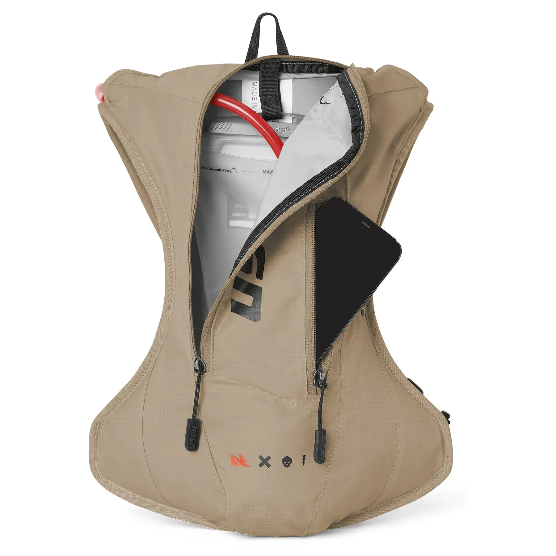 USWE Outlander Moto 4L Hydration System Backpack - Sand
