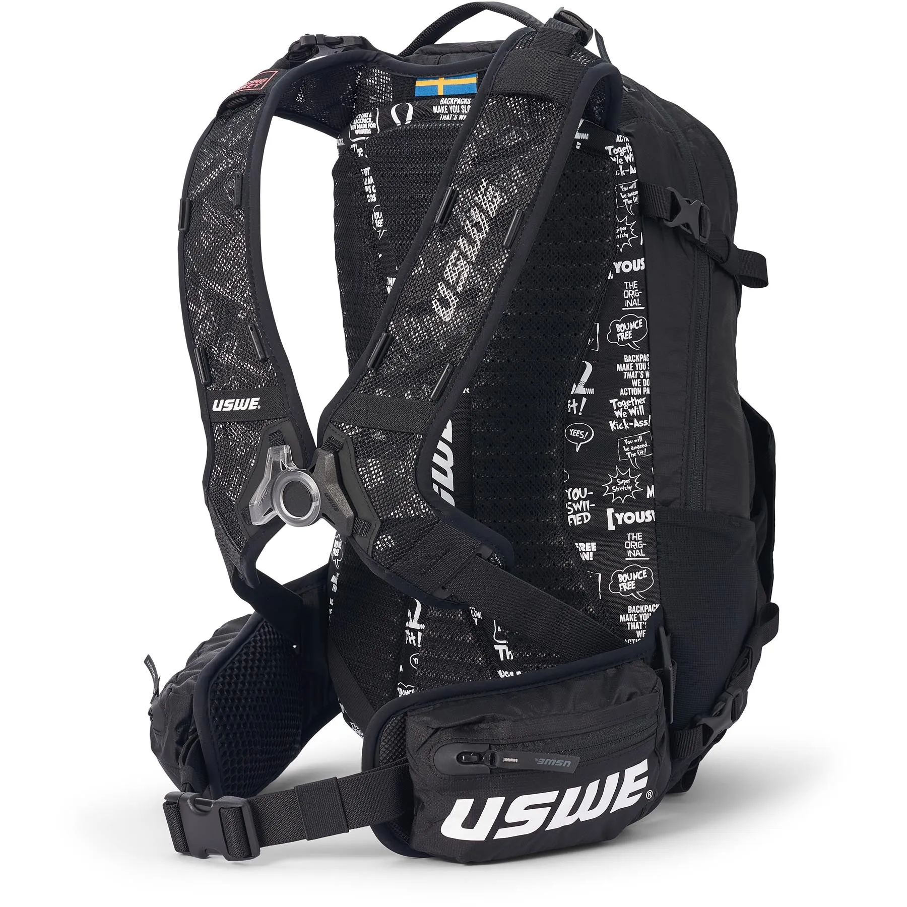 USWE Shred 25L Hydration Compatible MTB Daypack - Black