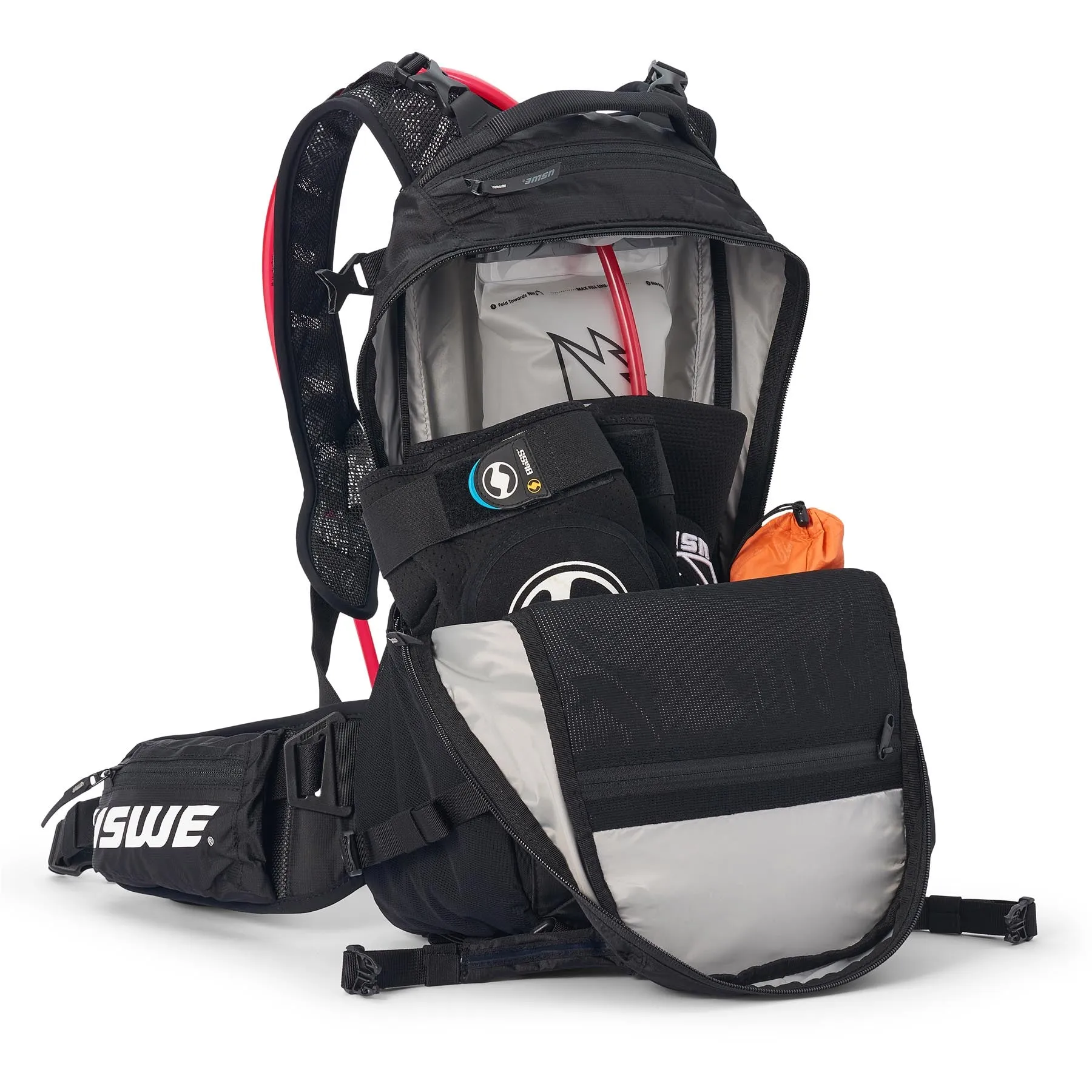 USWE Shred 25L Hydration Compatible MTB Daypack - Black