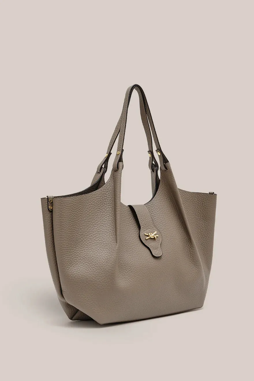 Vestirsi Grace Large East West Tote Taupe