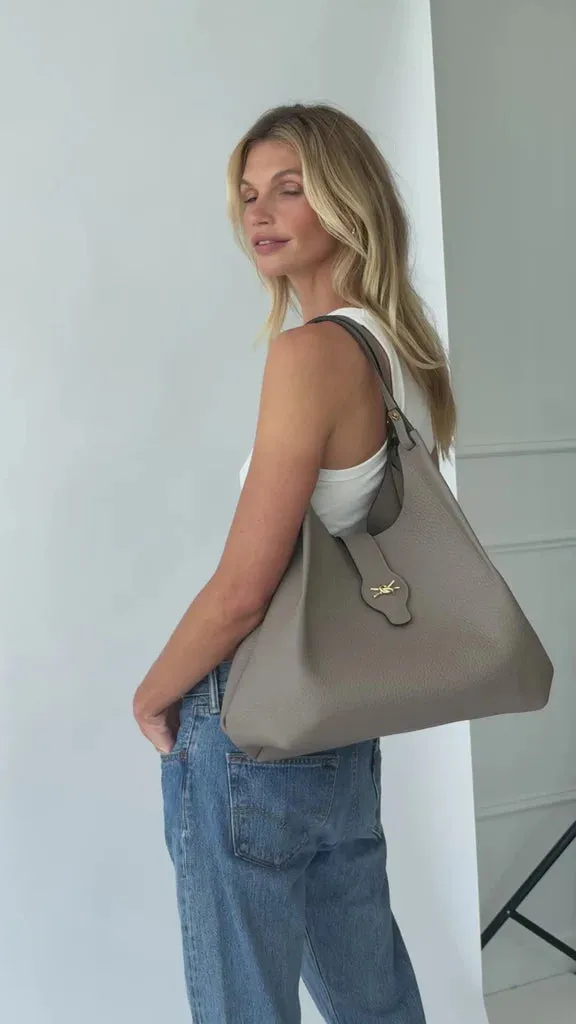 Vestirsi Grace Large East West Tote Taupe