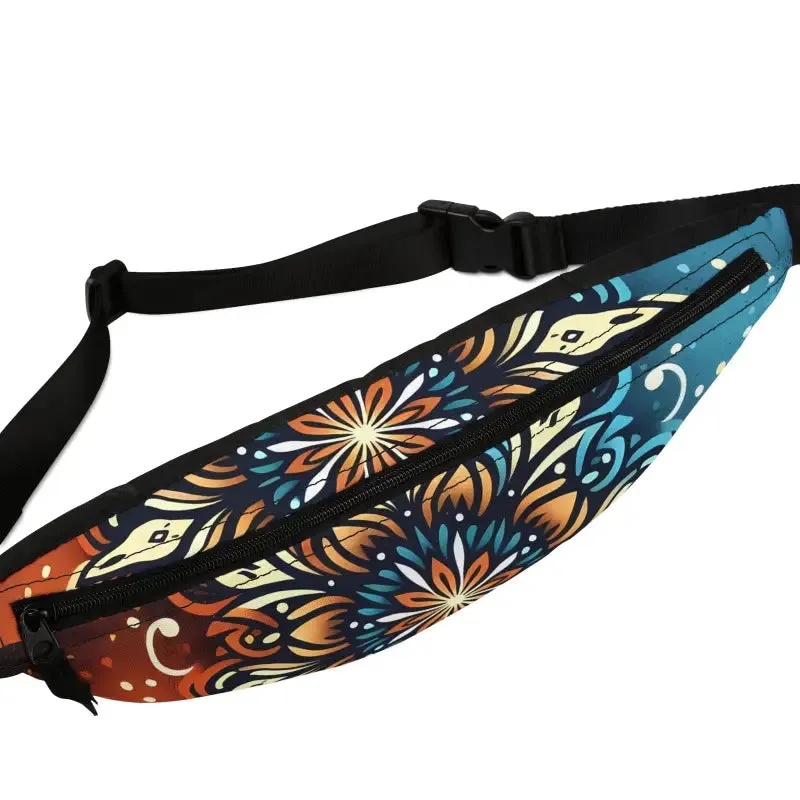 Vibrant Mandala Fanny Pack for Festival Vibes