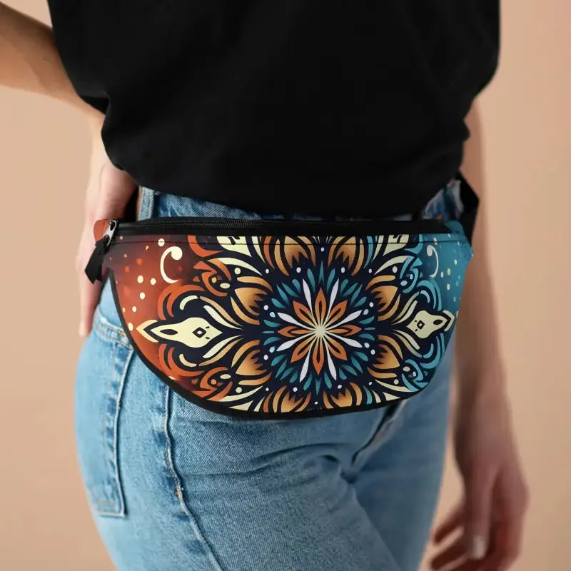 Vibrant Mandala Fanny Pack for Festival Vibes