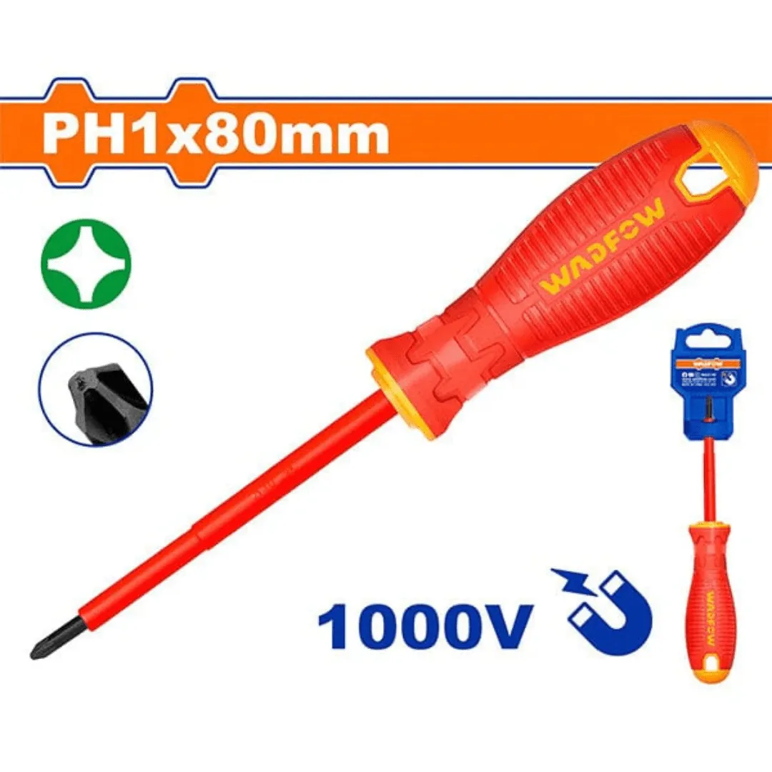 Wadfow PH1 Insulated Screwdriver 1000V - WSD7213