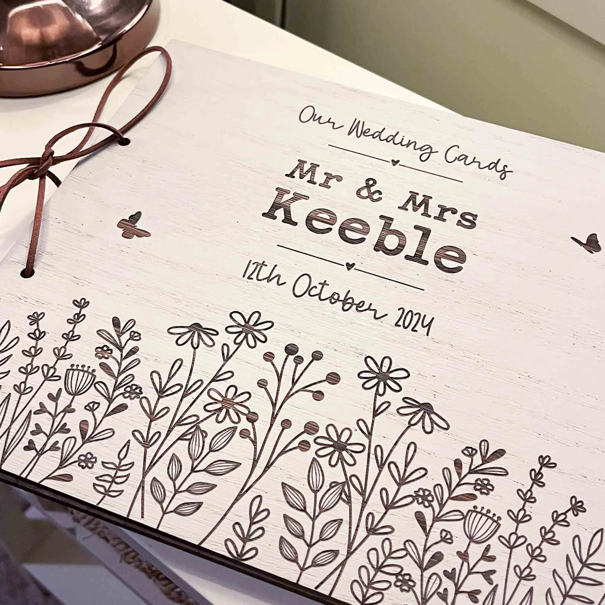 Wedding Card Keepsake Storage Holder