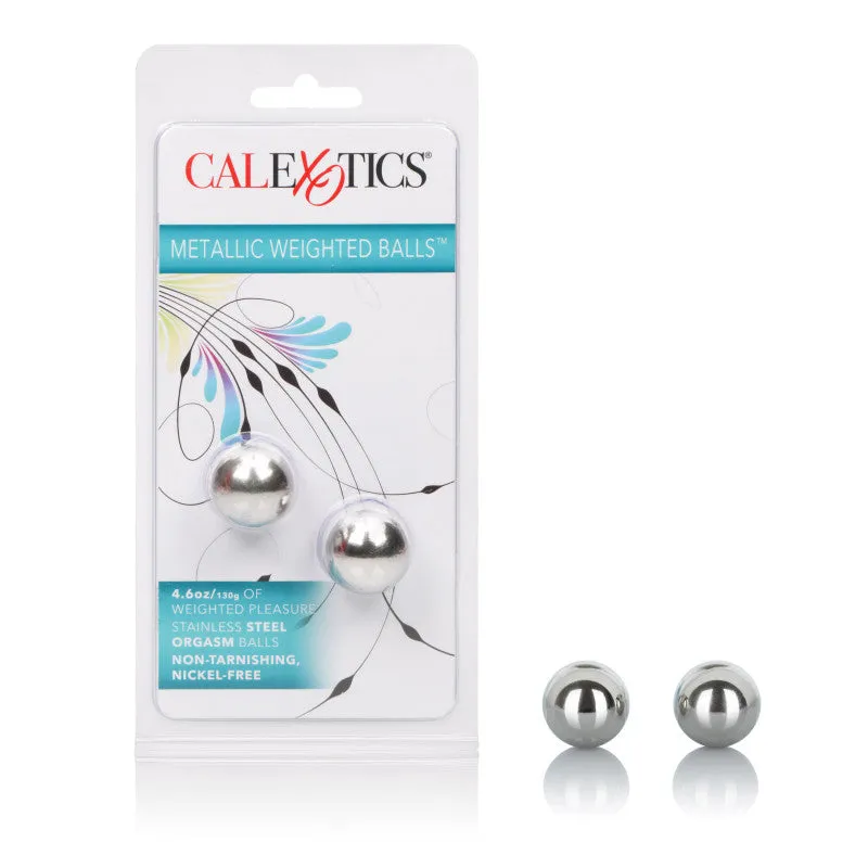 Weighted Orgasm Balls™ Metallic-Silver