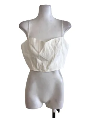 White Crop Top