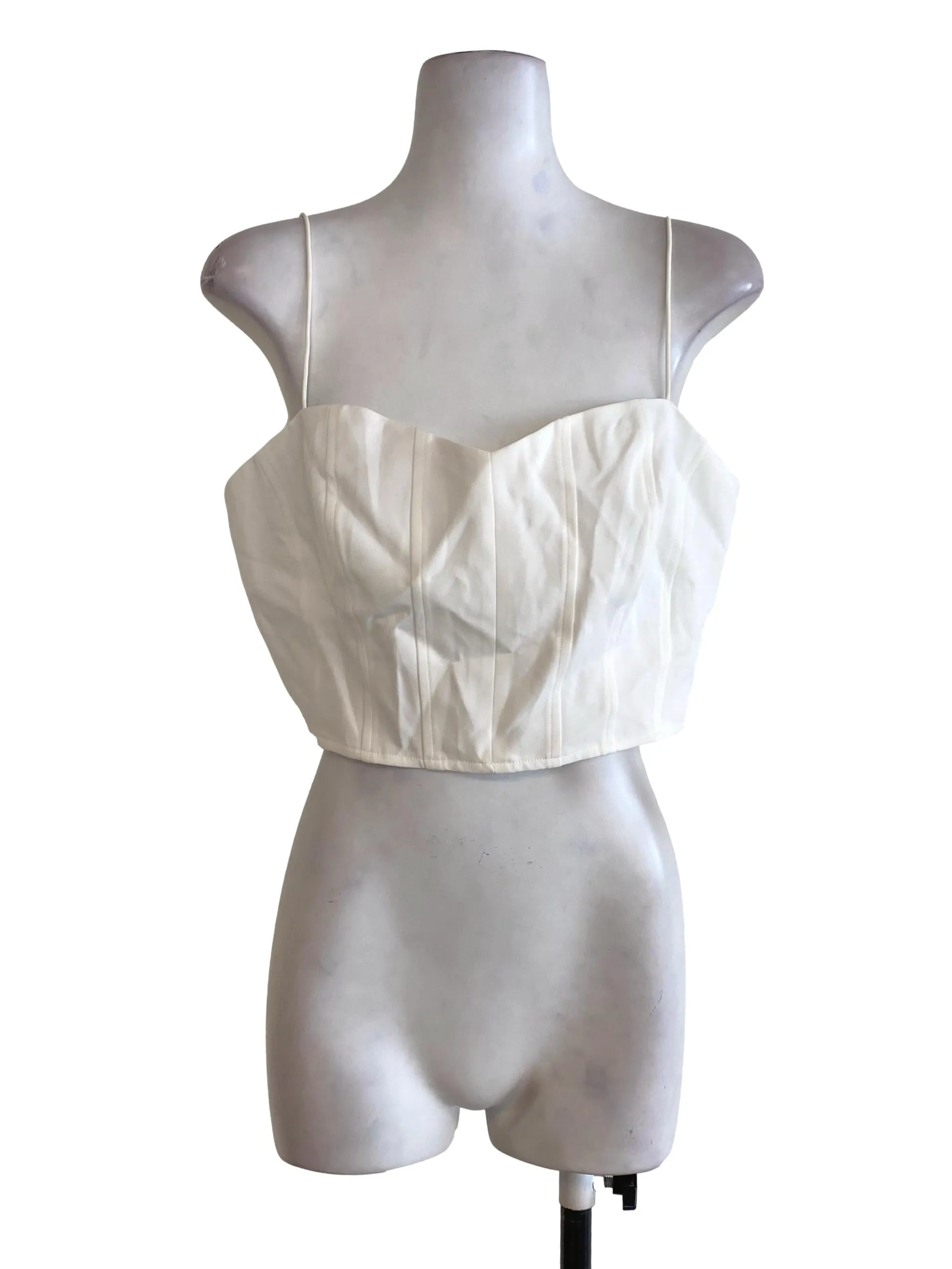 White Crop Top