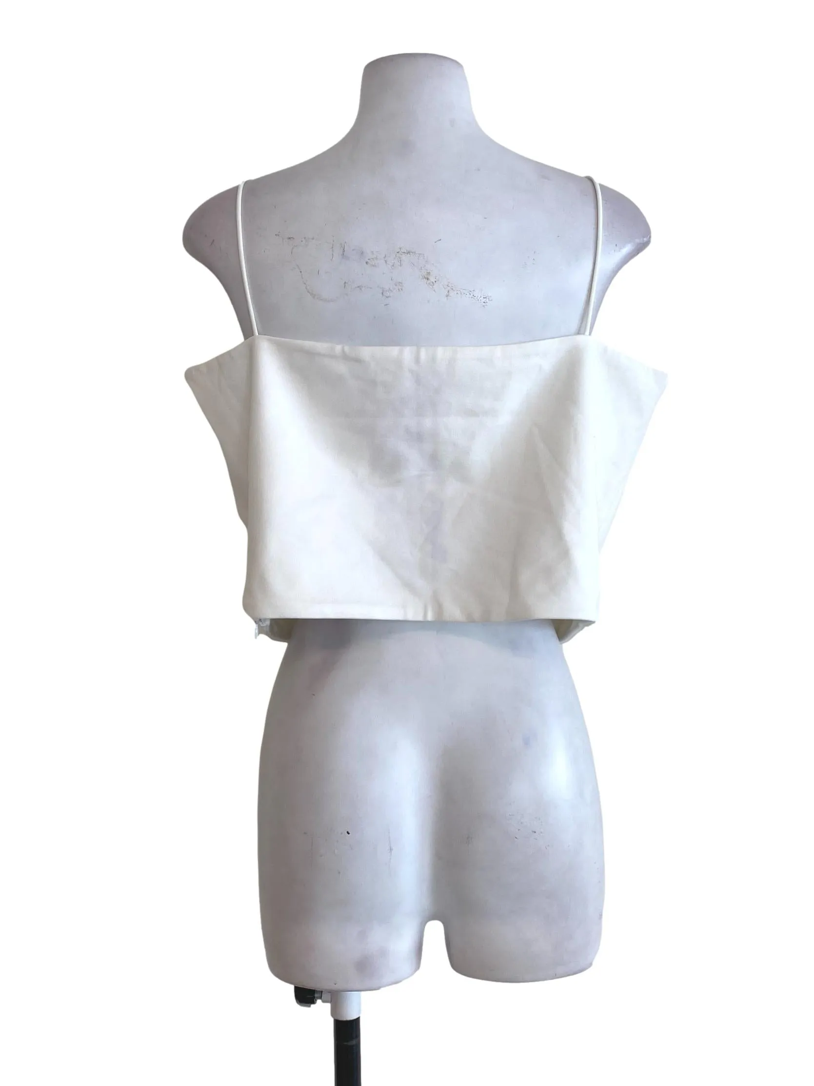 White Crop Top