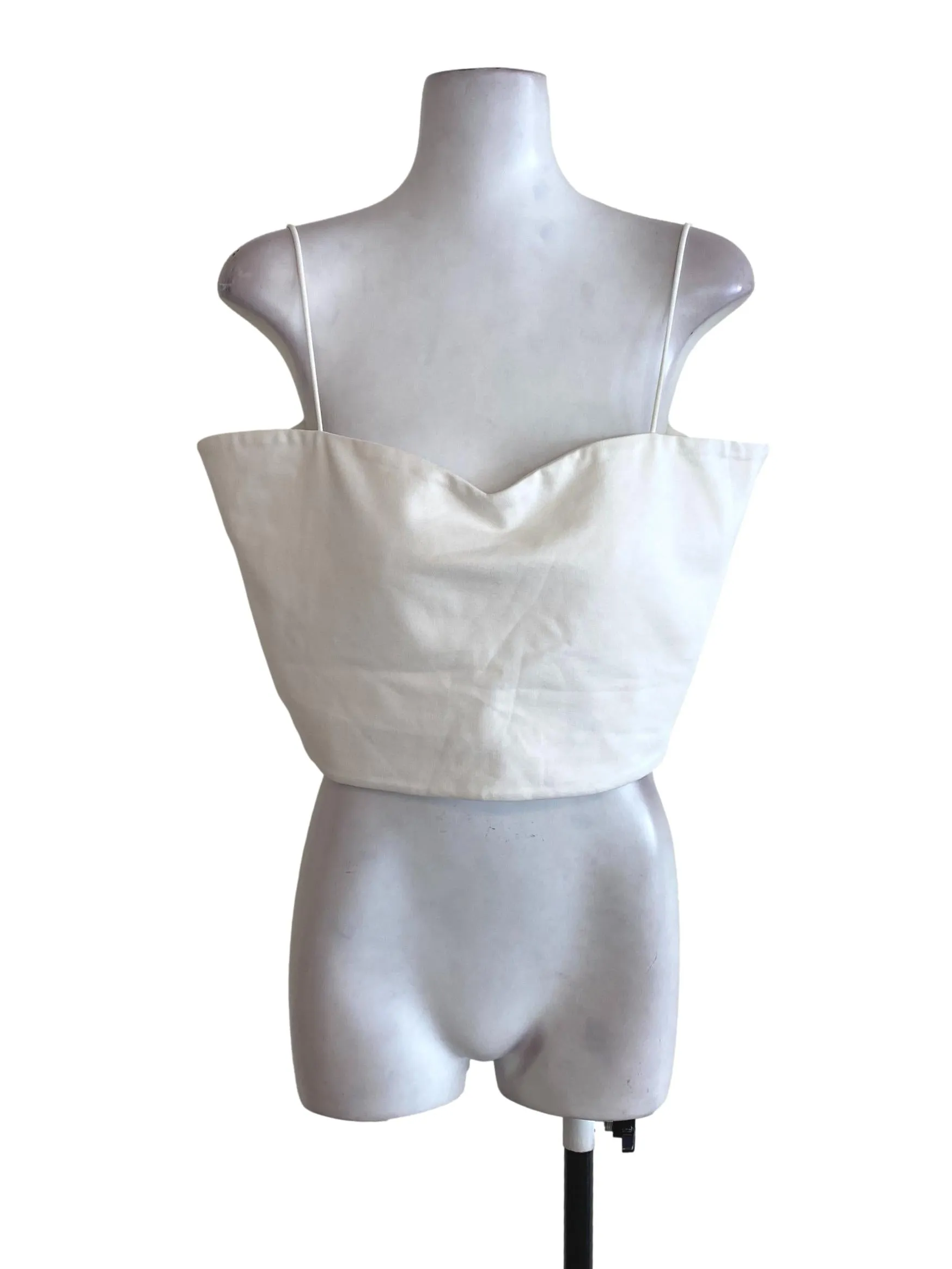 White Crop Top