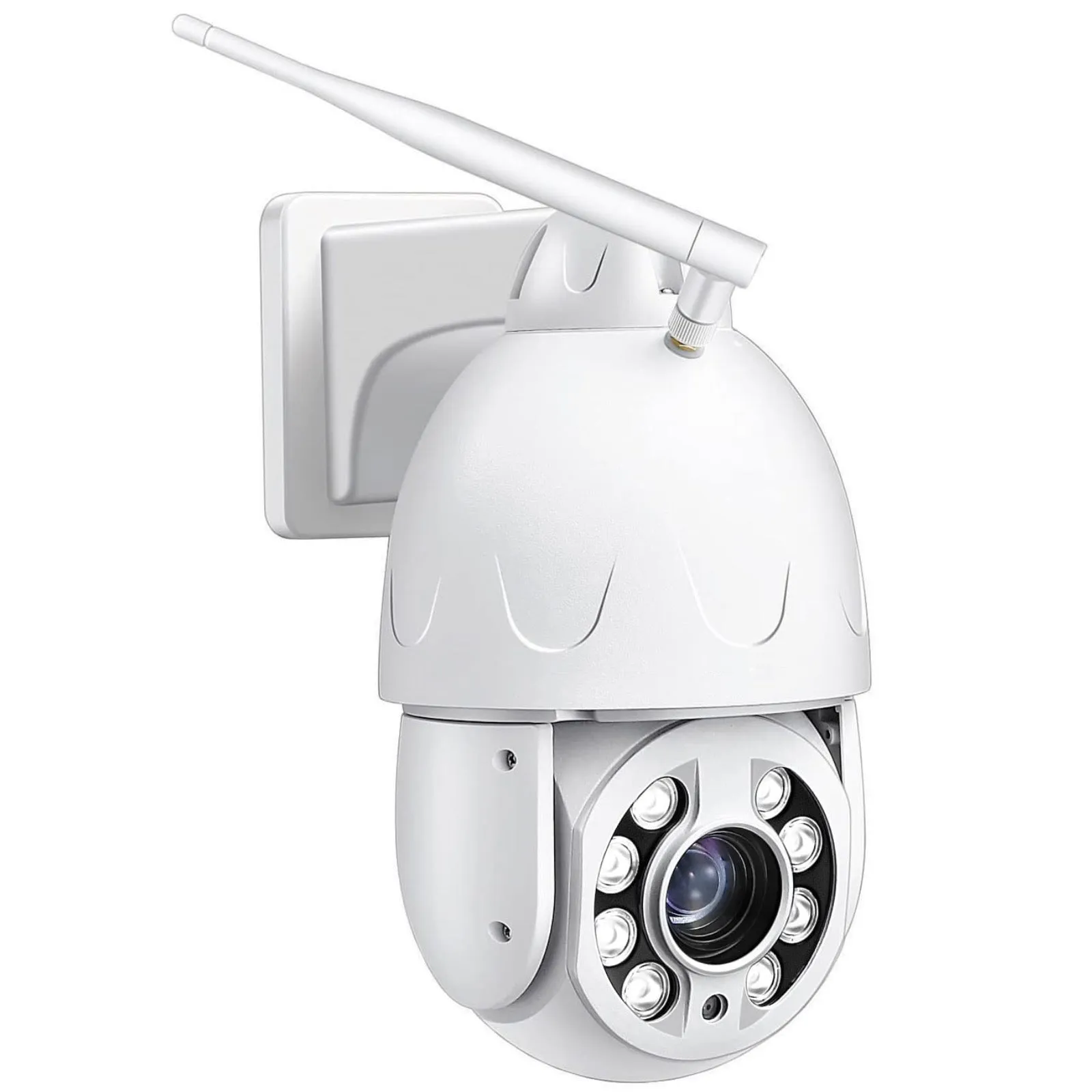 Wireless 4G PTZ Dome Camera 30x Optical Zoom 355º Pan 90º Tilt & 80m Night Vision