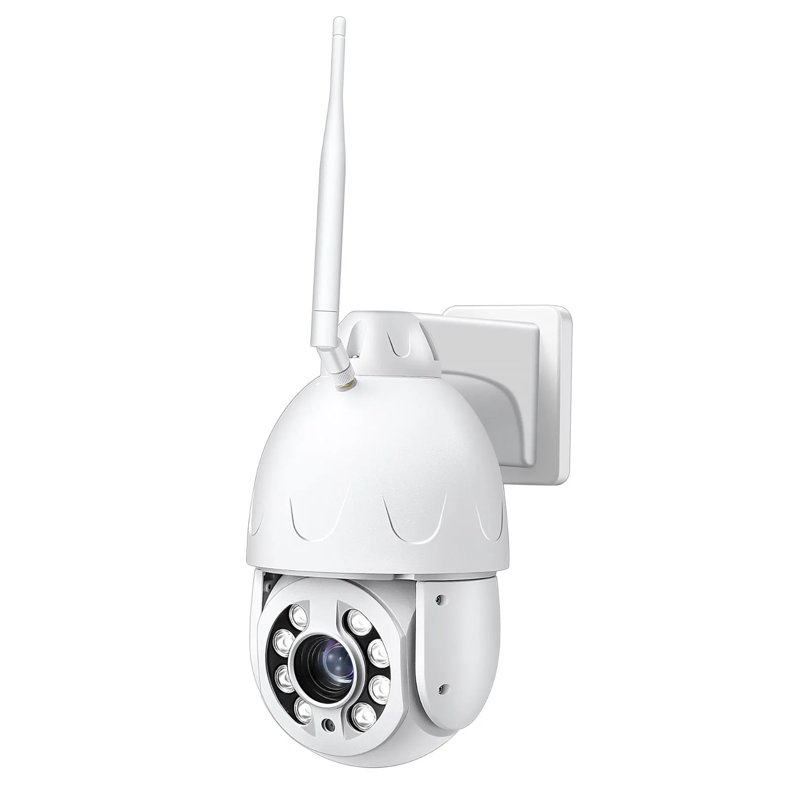 Wireless 4G PTZ Dome Camera 30x Optical Zoom 355º Pan 90º Tilt & 80m Night Vision