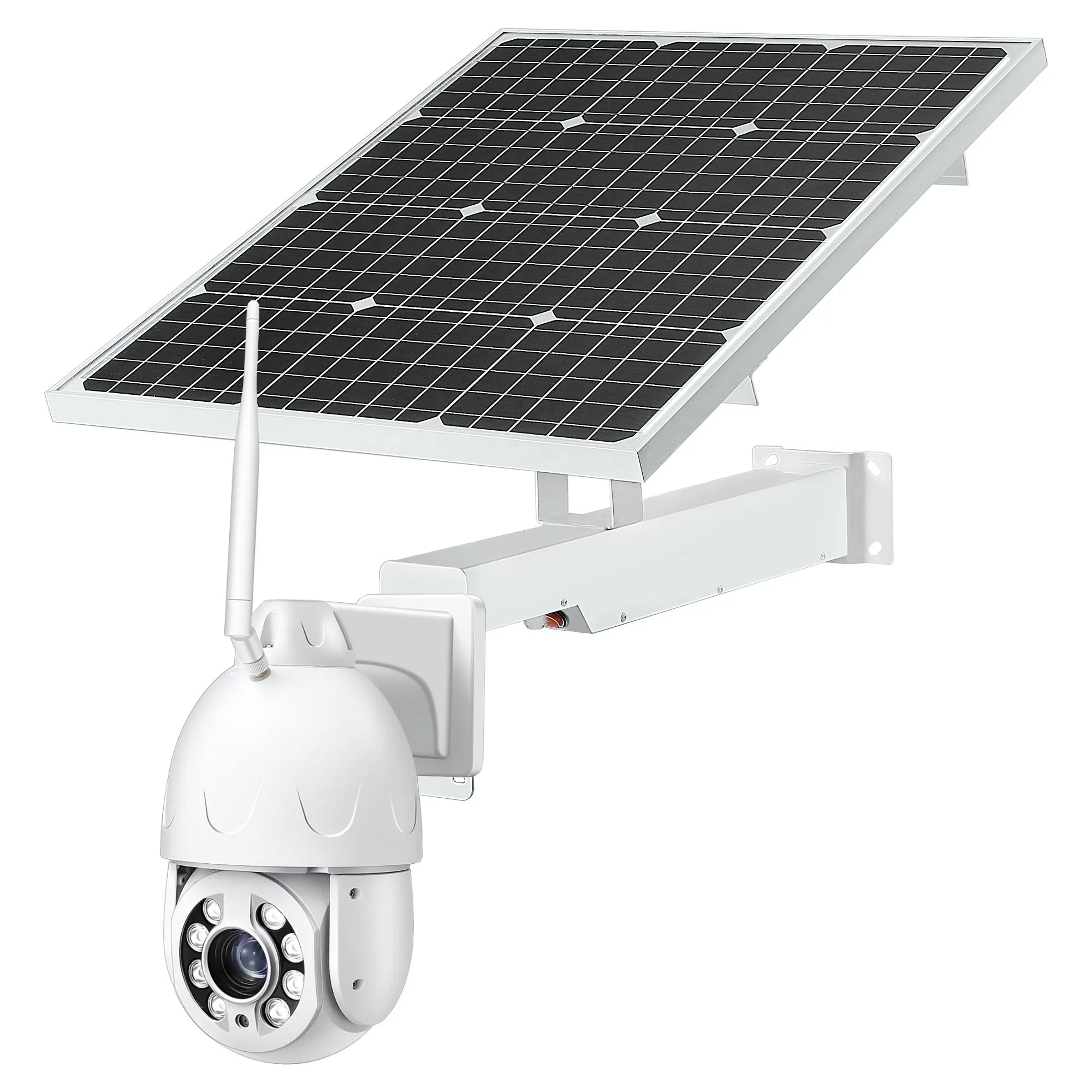 Wireless 4G PTZ Dome Camera 30x Optical Zoom 355º Pan 90º Tilt & 80m Night Vision