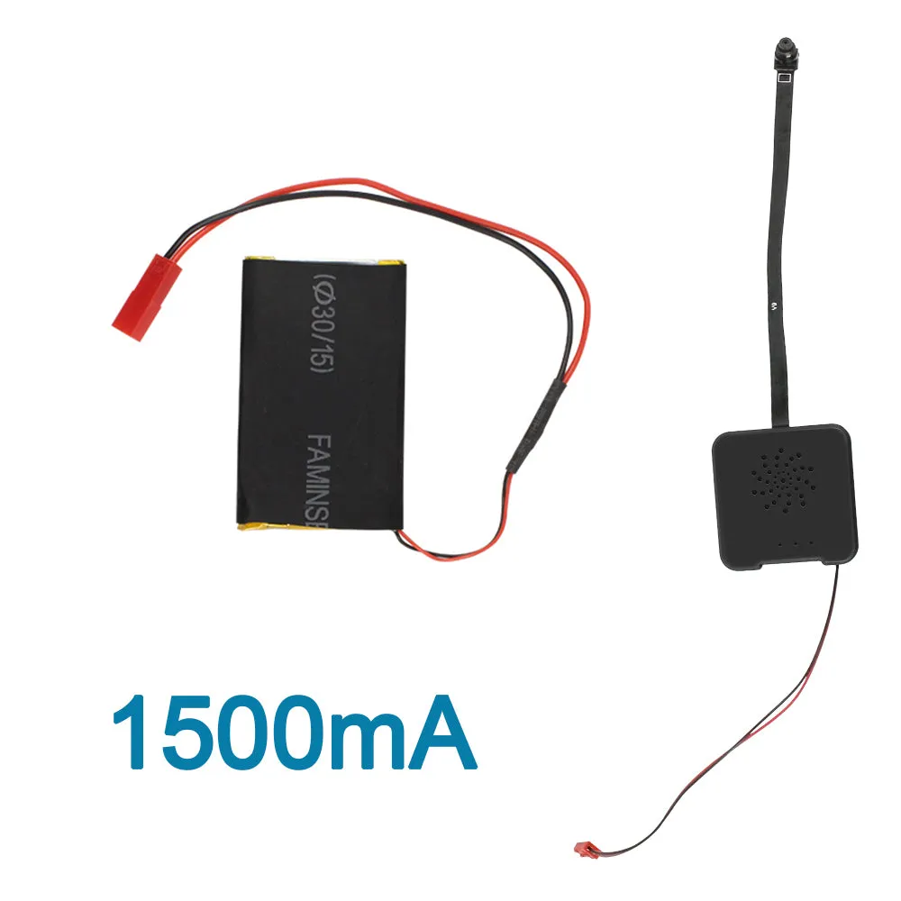 Wireless Wi-Fi 2MP Pin Hole Spy Camera 1080p Full HD Video Recorder Module & Battery