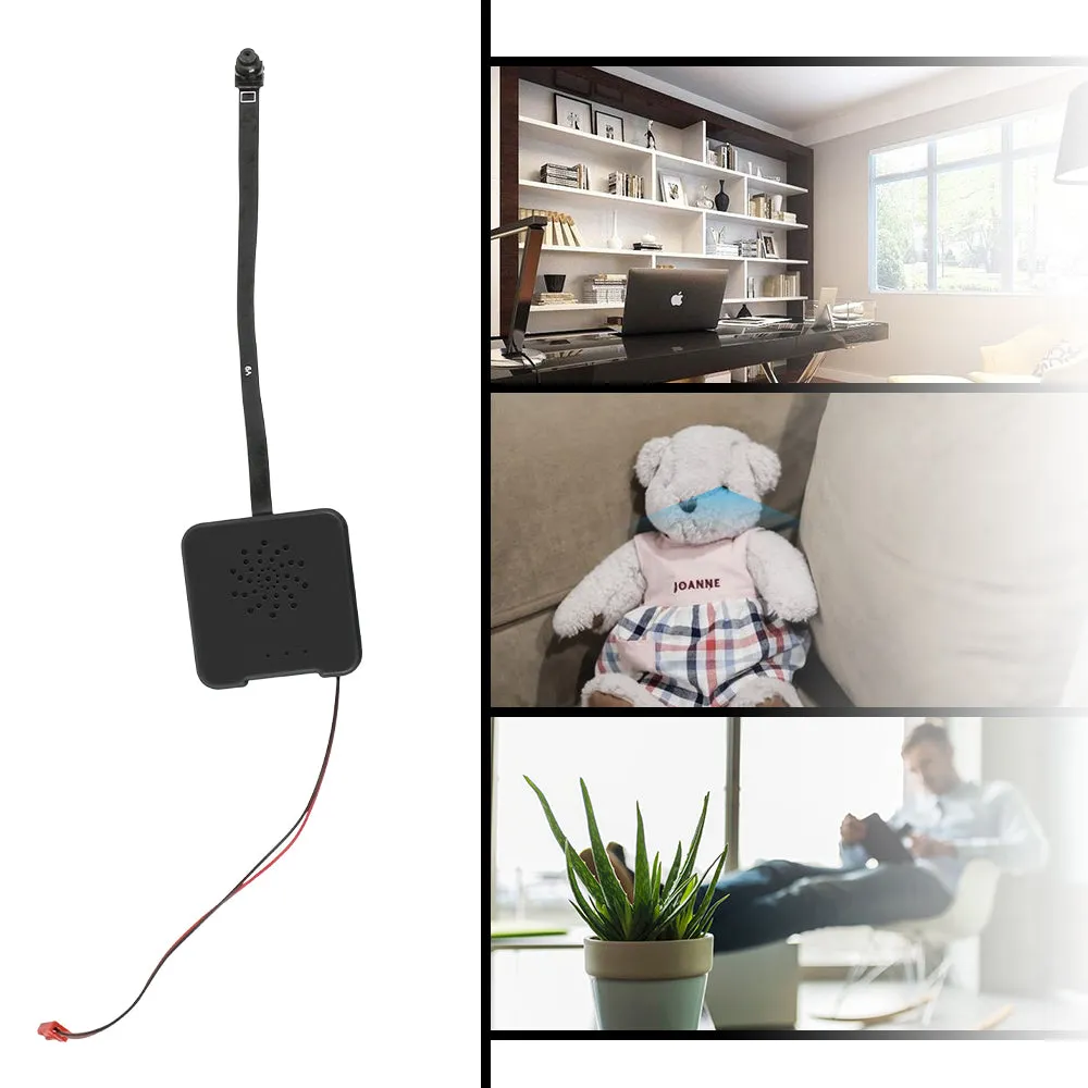 Wireless Wi-Fi 2MP Pin Hole Spy Camera 1080p Full HD Video Recorder Module & Battery