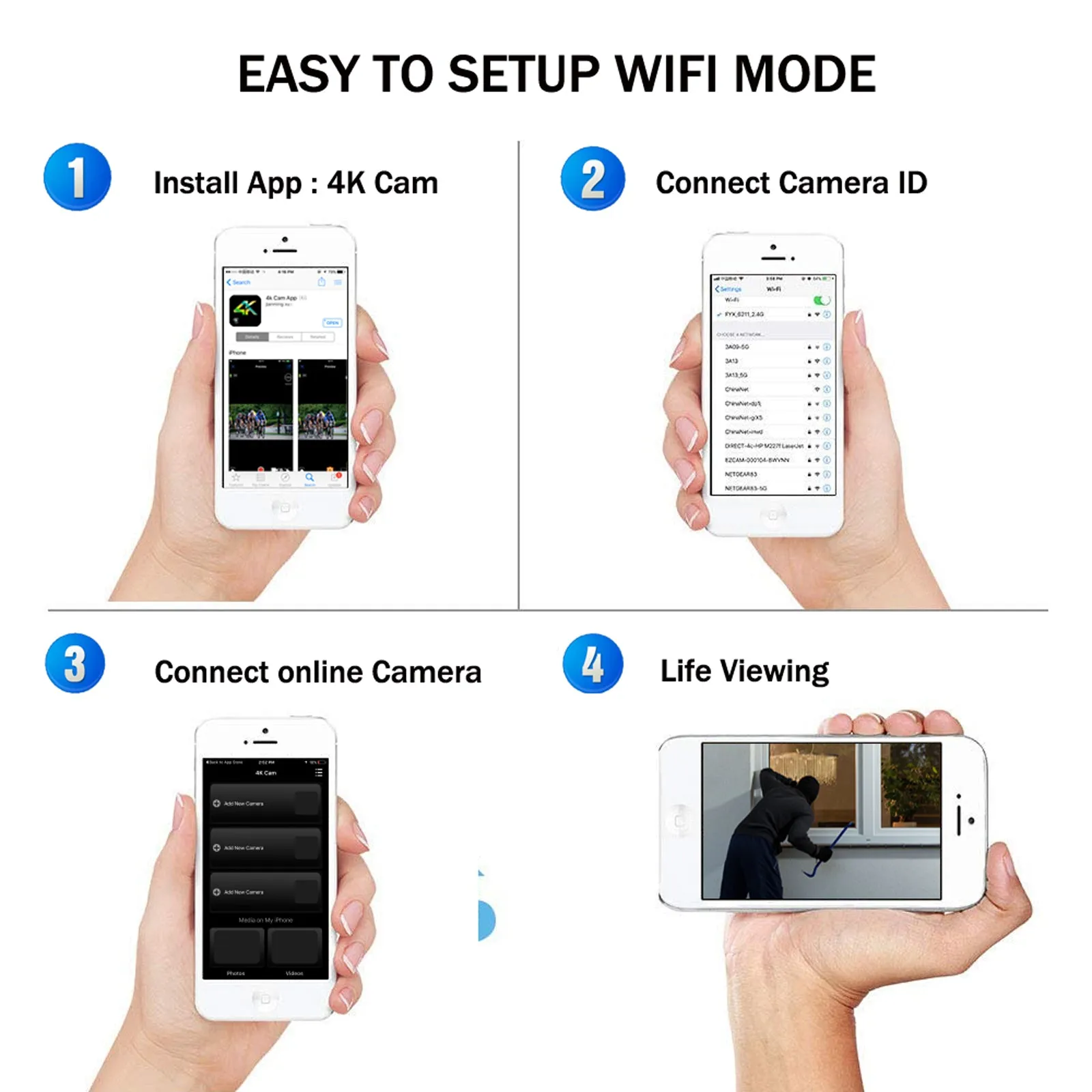 Wireless Wi-Fi 4K UHD Covert Hidden Spy Camera Video Recorder Car Key Fob Remote