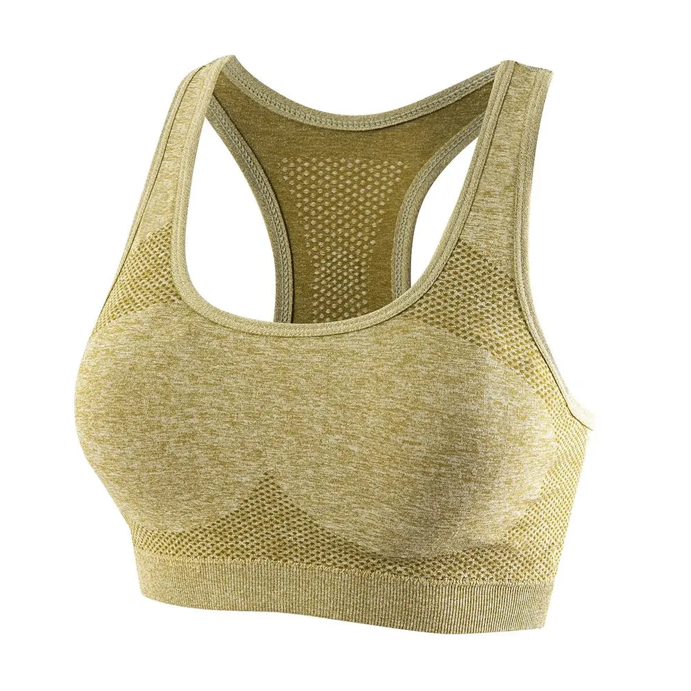 Women Sports Bra Top Push Up Fitness Yoga Bra Underwear Sport Tops For Women Breathable Running Vest Gym Wear