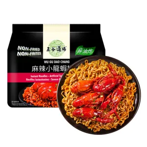 Wu Gu Dao Chang Spicy Crayfish Instant Noodles - 110g x 5 Packs