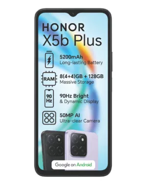 X5b Plus 128GB Dual Sim Black Cellphone