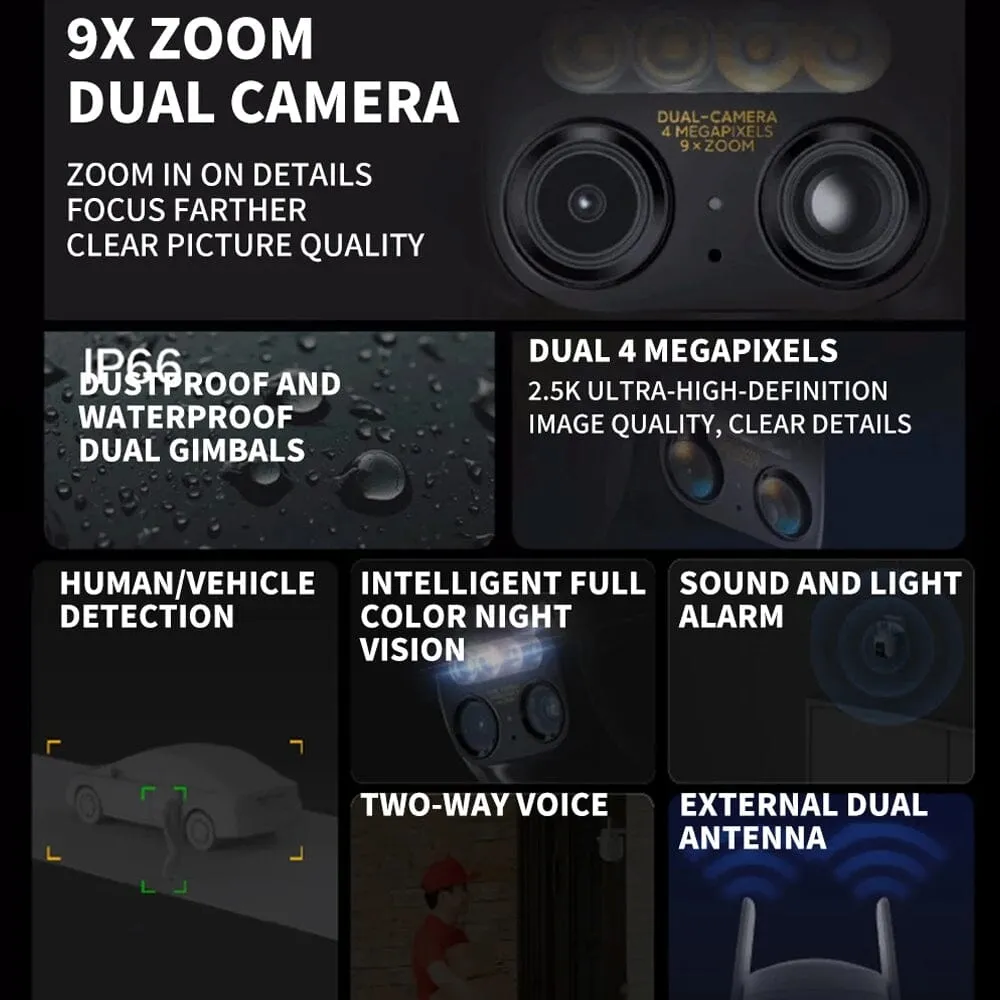 Xiaomi CW700S Outdoor Camera 4MP Full Color Night Vision WiFi Camera