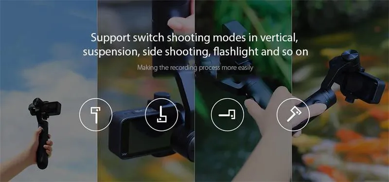 Xiaomi Mi Mijia Action Camera Handheld Gimbal 3-axis Stabilization