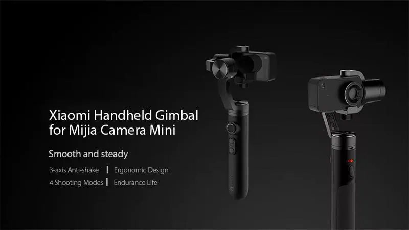 Xiaomi Mi Mijia Action Camera Handheld Gimbal 3-axis Stabilization