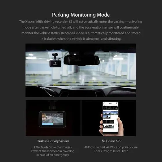 Xiaomi Mijia Car DVR Dash Camera (English Version)