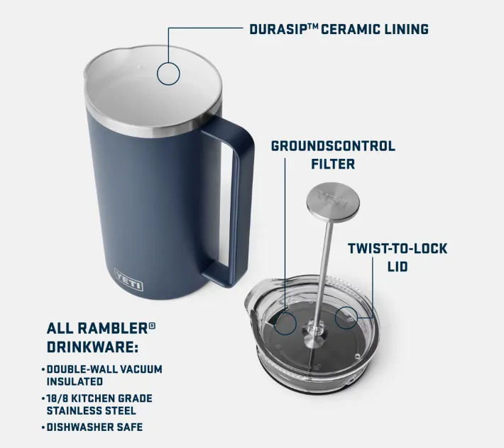 Yeti French Press 64oz
